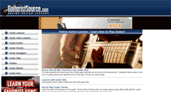 Desktop Screenshot of guitaristsource.com