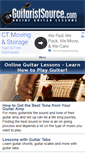 Mobile Screenshot of guitaristsource.com